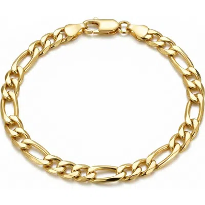 Bliss Diamond 14k Gold-filled Figaro Link Bracelet