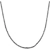 Bliss Diamond 15ct Tw Black Diamond Necklace 16" With 2" Extended 18k Gold In 18k White Gold