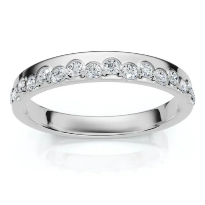 Bliss Diamond 1/5ct Tw Diamond Rhythm Anniversary Band Lab Grown In Silver