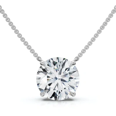 Bliss Diamond 18" Chain Lab Grown In Silver