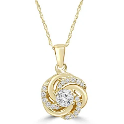 Bliss Diamond 18" Necklace In Gold