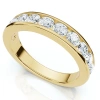 Bliss Diamond 1ct Channel Set Diamond Wedding Ring 14k Gold Or Platinum Lab Grown Ef/vs