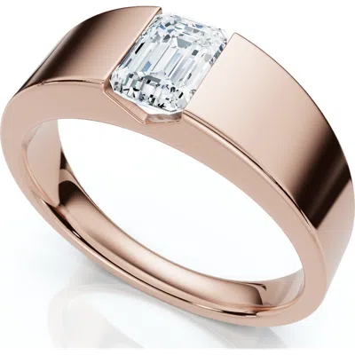 Bliss Diamond 1ct Emerald Cut Diamond Wedding Anniversary Ring 14k Gold Or Platinum