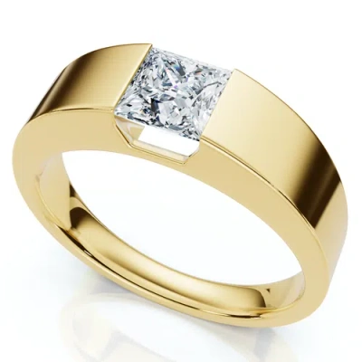 Bliss Diamond 1ct Princess Cut Diamond Wedding Anniversary Ring 14k Gold Or Pt Lab Grown