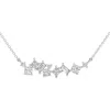 Bliss Diamond 1ct Tw Diamond Mixed Fancy Shape Designer Necklace 14k Gold Lab Grown Pendant In 14k White Gold