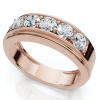 Bliss Diamond 1ct Tw Five Stone Diamond Wedding Ring 14k Gold Or Platinum Lab Grown