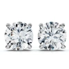 Bliss Diamond 1ct Tw Round Diamond Studs 14k Gold Lab Grown In 14k White Gold