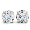 Bliss Diamond 1ct Tw Round Diamond Studs 14k Gold Lab Grown In 14k Yellow Gold
