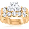 Bliss Diamond 2 3/4 Ct Diamond Engagement Wedding Ring Set 14k Gold Lab Grown