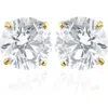 Bliss Diamond 2 Carat Tw Lab Grown Diamond Studs 14k Gold With Screw Backs In Gold