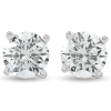 Bliss Diamond 2 Ct 14k Gold Moissanite Screw Back Studs 6mm In Silver