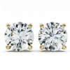 Bliss Diamond 2c Tw Round Four Prong Diamond Studs Lab Grown 14k Gold In Gold