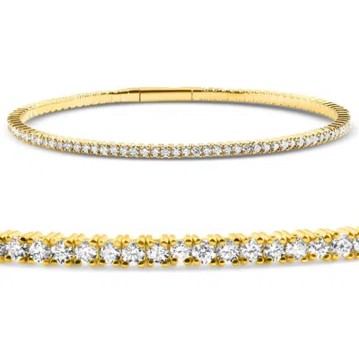 Bliss Diamond 2 In Yellow Gold - 2ct