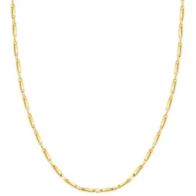 Bliss Diamond 24" Chain Necklace 10 Grams 2.5mm Thick In 14k Yellow Gold