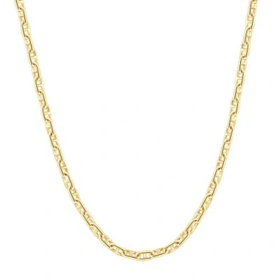 Bliss Diamond 24" Chain Necklace 22 Grams 5.5mm Thick In 14k Yellow Gold