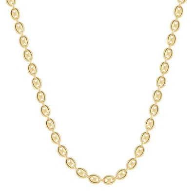 Bliss Diamond 24" Chain Necklace 22 Grams 7mm Thick In 14k Yellow Gold