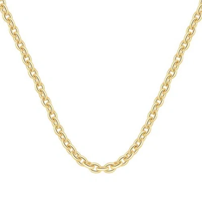 Bliss Diamond 24" Chain Necklace 32 Grams 7.5mm Thick In 14k Yellow Gold