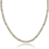Bliss Diamond 29 Ct Diamond Tennis Necklace 14k Gold 16" Lab Grown In 14k Yellow Gold