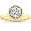 Bliss Diamond 2ct Lab Grown Diamond Solitaire Engagement Ring White, Yellow, Or Gold In 10k Yellow Gold