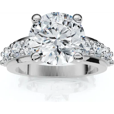 Bliss Diamond 2ct Round Diamond Solitaire Engagement Ring 14k Gold Lab Grown In Metallic