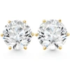 Bliss Diamond 1ct Tw Sylvie Round Diamond Studs 14k Gold Lab Grown
