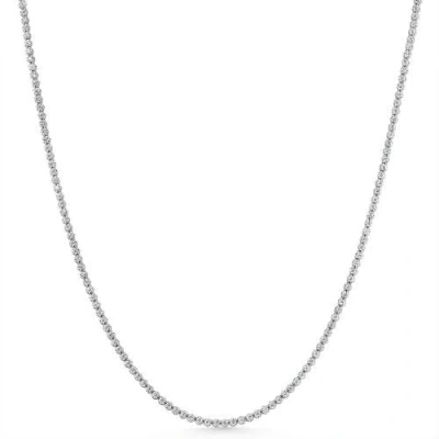 Bliss Diamond 3 1/2ct Diamond Tennis Necklace 14k Gold 17" Lab Grown