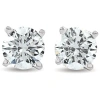 Bliss Diamond 3/4 Ct Diamond Screw Back Studs 14k Gold Lab Grown Eco Friendly In 14k White Gold