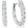 Bliss Diamond 3/4 Cttw Lab Grown Diamond Hoops In 10k White Gold