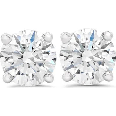 Bliss Diamond 3/4ct Diamond Studs Round Cut With Screw Backs 14k Gold Lab Created In 14k White Gold