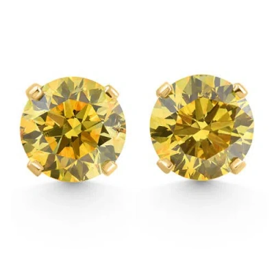 Bliss Diamond .40 In Yellow Gold - .66ct