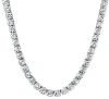Bliss Diamond 42ct Tw Diamond Tennis Necklace 14k Gold 16.5" Lab Grown In 14k White Gold