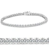 Bliss Diamond 4ct Diamond Lightweight 7" Tennis Bracelet 14k Gold Lab Grown In 14k White Gold