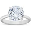 Bliss Diamond 4ct Solitaire Moissanite Engagement Ring 14k Gold 10mm