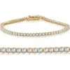 Bliss Diamond 5 Carat Tw Round Cut Lab Grown Diamond Tennis Bracelet 14k Gold Lab Grown In 14k Yellow Gold