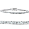 Bliss Diamond 5ct Diamond Tennis Bracelet 14k Gold Lab Grown 7" In 14k White Gold