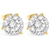 Bliss Diamond 6.00ct Round Diamond Studs 14k Yellow Gold Lab Grown Earrings In 14k Yellow Gold
