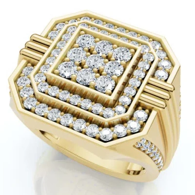 Bliss Diamond Anniversary Ring White, Yellow, Or Gold Lab Grown In 10k Yellow Gold