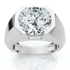 Bliss Diamond Bezel Diamond Ring 14k Gold Or Pt Lab Grown