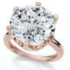 Bliss Diamond Certfied 6ct Diamond Engagement Ring Solitaire 14k Gold Lab Grown In 14k Rose Gold