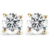 Bliss Diamond 2 1/4 Ct T.w. Diamond Screw Back Studs Lab Grown 14k Gold In 14k Yellow Gold