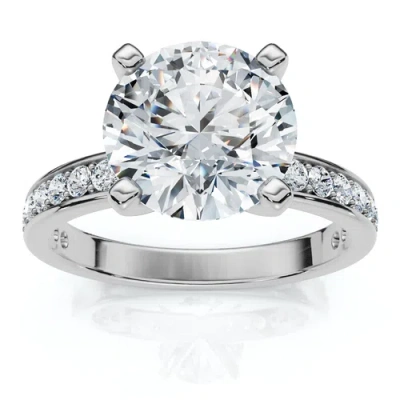 Bliss Diamond Certified 2 1/4ct Karthy Diamond Engagement Ring 14k Gold Or Platinum Lab Grown In 14k White Gold