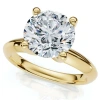 Bliss Diamond Certified 2.60ct Solitaire Diamond Engagement Ring Gold Or Platinum Lab Grown In 14k Yellow Gold