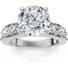 Bliss Diamond Certified 2.90ct Round Diamond Engagement Ring 14k Gold Or Platinum Lab Grown In Platinum