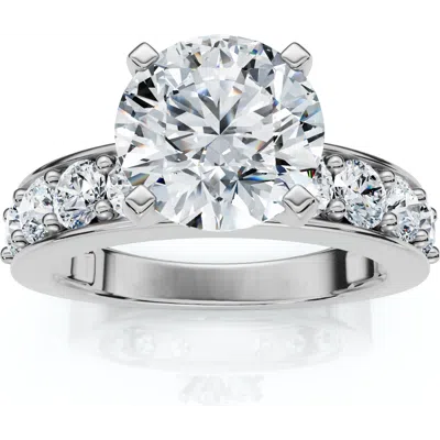 BLISS DIAMOND BLISS DIAMOND CERTIFIED 2.90CT ROUND DIAMOND ENGAGEMENT RING 14K GOLD OR PLATINUM LAB GROWN