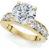 Bliss Diamond Certified 2.90ct Round Diamond Engagement Ring 14k Gold Or Platinum Lab Grown In 14k Yellow Gold