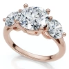 Bliss Diamond Certified 3 1/2ct Diamond Engagement Ring 14k Gold Or Platinum Lab Grown In 14k Rose Gold