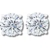 Bliss Diamond Certified 3 1/4ct Tw Diamond Studs 14k Gold Screw Backs Lab Grown In Silver