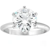 Bliss Diamond Certified 3 Ct Diamond Solitaire Platinum Engagement Ring Lab Grown In Platinum