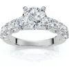 Bliss Diamond Certified 3ct Diamond Engagement Ring 14k Gold Lab Grown In 14k White Gold