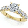 Bliss Diamond Certified 3ct Diamond Engagement Ring 14k Gold Lab Grown In 14k Yellow Gold